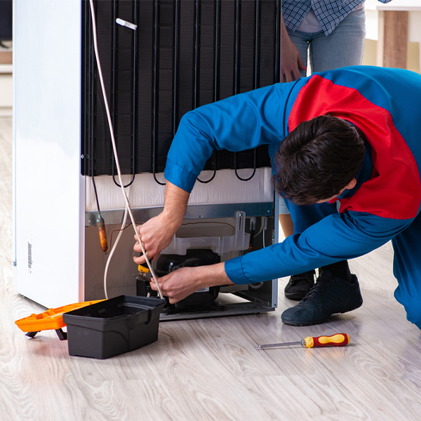 how much do you charge for refrigerator repair services in Given WV